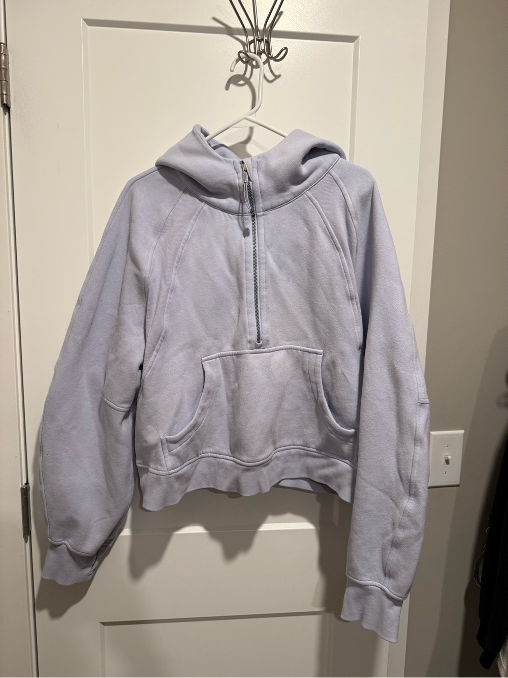 lululemon athletica Light blue Half-Zip Hoodie